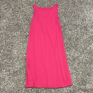 Philosophy Bright Pink Sleeveless Midi Dress